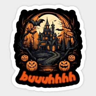 Buuhhhh-Halloween Haunt Sticker